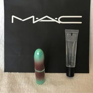Bundle Maximal Matte Lipstick in Whirl by MAC Lipglass clear lipgloss full size